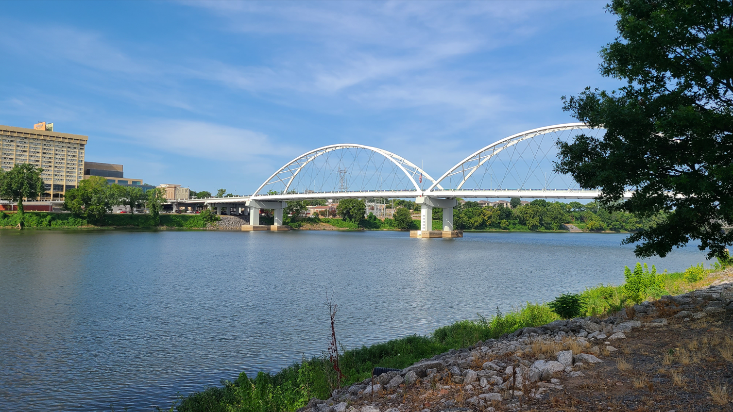[5th Day-02, Arkansas, Little Rock] Arkansas River, Indian Pass Route