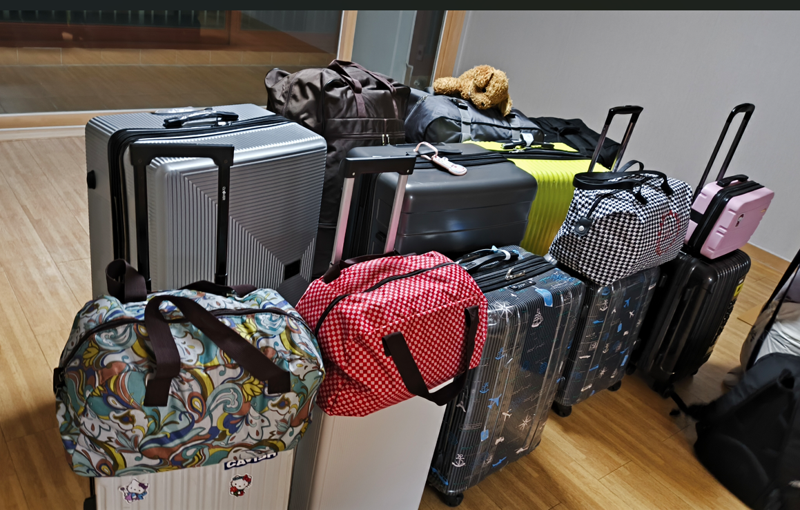 Immigration baggages, 너무 많은 이민 이사가방, 어쩌나?